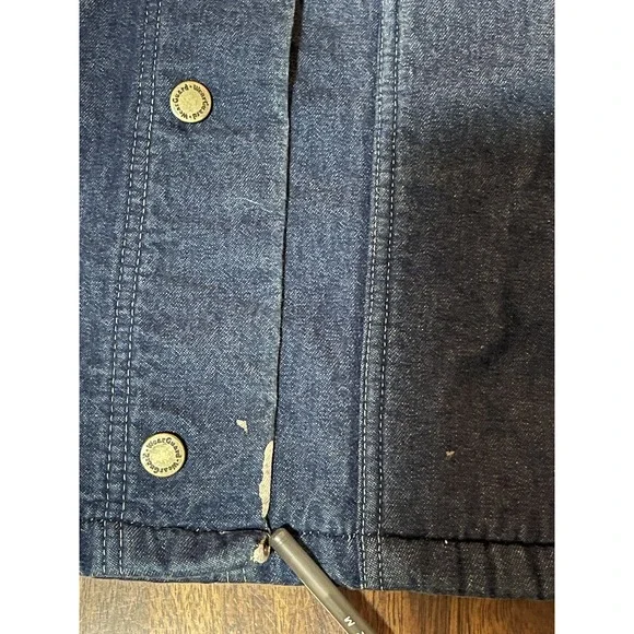 Vtg WearGuard Workwear‎ Men's Large-Reg, Blanket Lined Chore Coat Jacket J-1033 - Picture 8 of 9